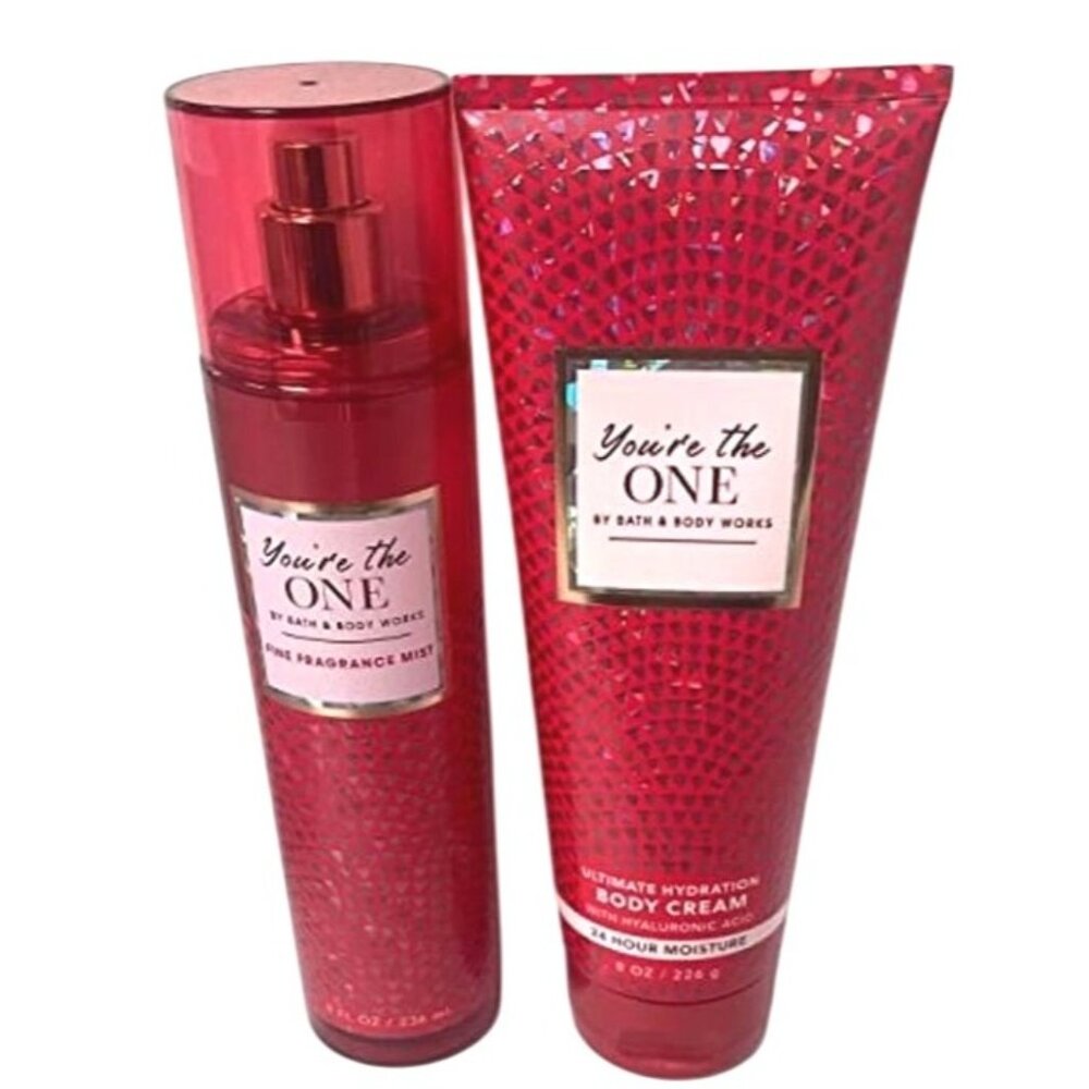 You're The One Bath & Body Fragrance‎ Mist And Body Cream Gift Set NEW